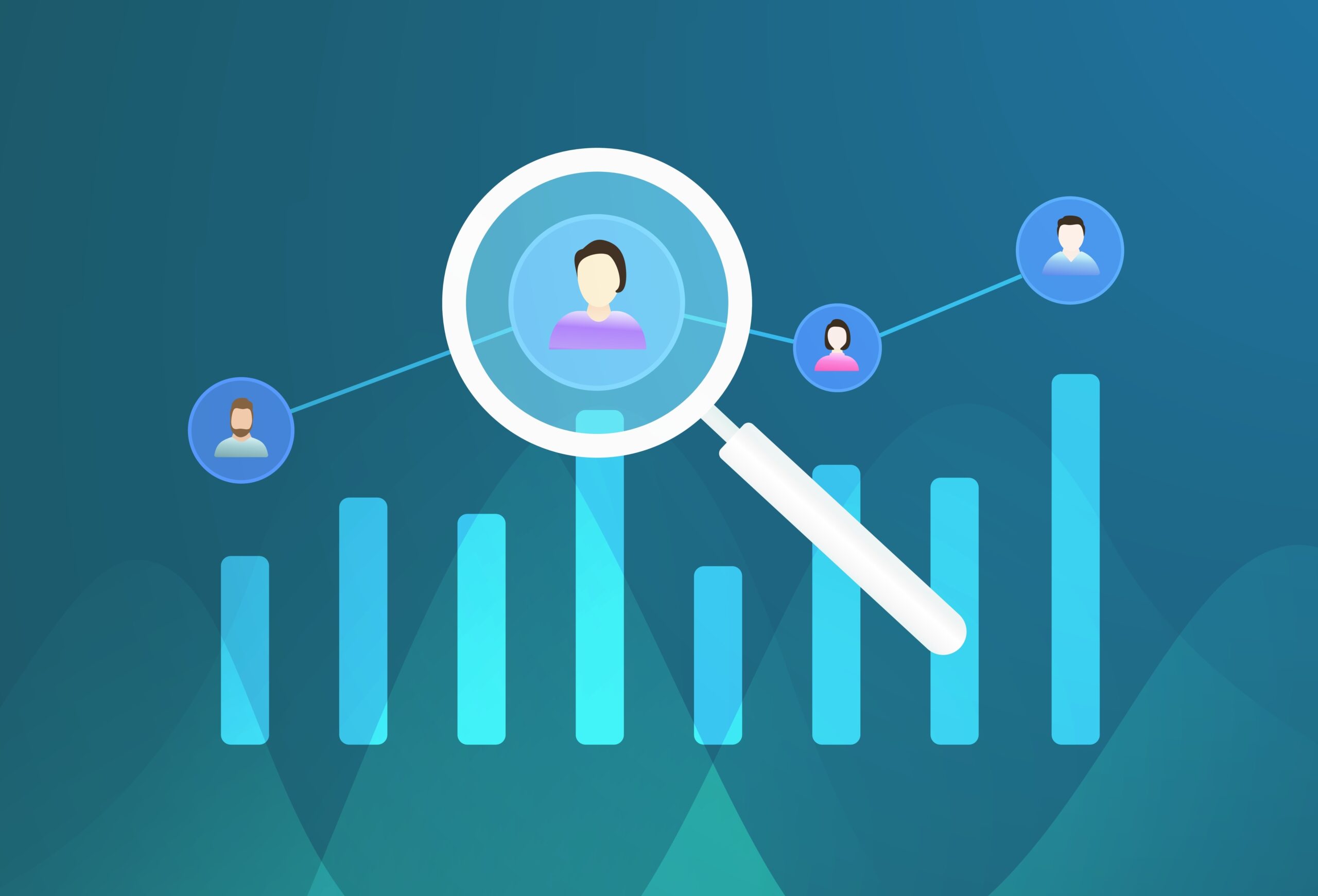User journey bar chart focusing on one user